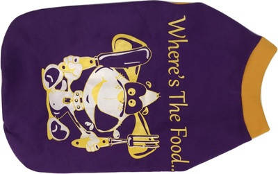 

Furever Friend Care T-shirt for Dog(Purple,Yellow