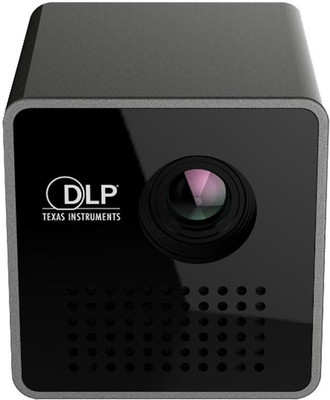 

Microware DLP Mimi Portable Projector 800 lm DLP Cordless Mobiles Portable Projector(Black)