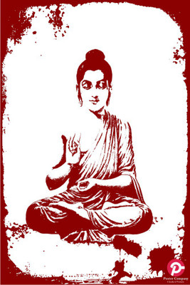 

Buddha 3 Painting | Wall Art Poster Paper Print(18 inch X 12 inch, Rolled)