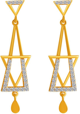 12% OFF on PC Chandra Jewellers Yellow Gold 14kt Earring Set on