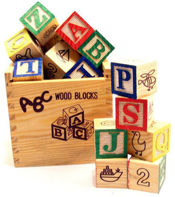 

Baybee 27 PCs A-B-C / 1-2-3 Wooden Blocks Letters Numbers with Wooden Storage Case(27 Pieces)