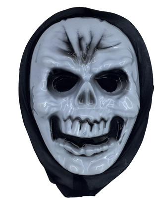 

Funcart White Horror Teeth Face Mask with Black Cloth