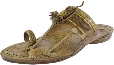 eKolhapuri Men Natural Flats