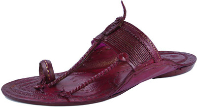 

eKolhapuri Men Pink Sandals