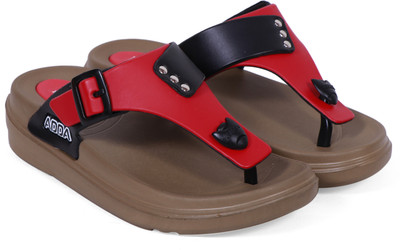 ADDA Women Red Flats