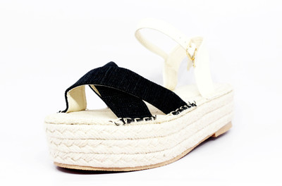 

Vstario Women Black Wedges
