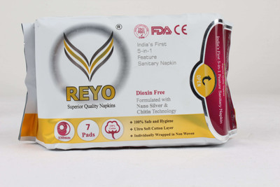

REYO Overnight 320mm Pack of 1 Sanitary Pad