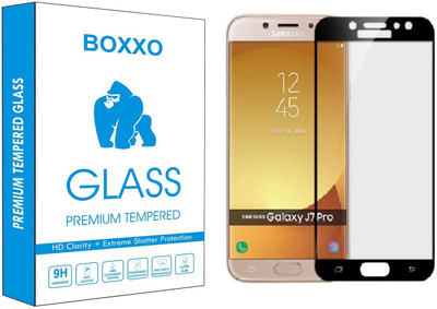 Boxxo Tempered Glass Guard for Samsung Galaxy J7 Pro(Pack of 1)