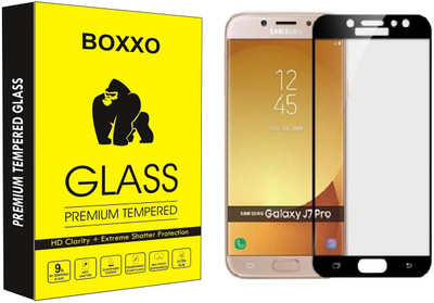 Boxxo Tempered Glass Guard for Samsung Galaxy J7 Pro(Pack of 1)
