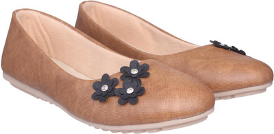 

Shezone Bellies For Women(Brown, Beige