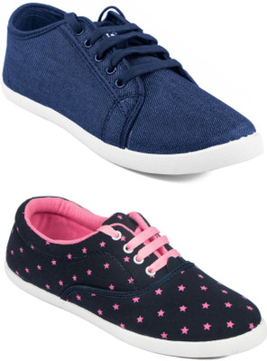 

Asian Women's Combo pack of 2 Sneakers For Women(Multicolor
