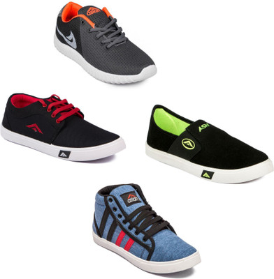 

Asian Men's Combo pack of 4 Casuals For Men(Multicolor