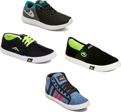 

Asian Men's Combo pack of 4 Casuals For Men(Multicolor