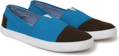 BUWCH Casual Canvas Espadrilles Shoes For Men Loafers For Men(Blue