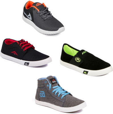 

Asian Men's Combo pack of 4 Casuals For Men(Multicolor
