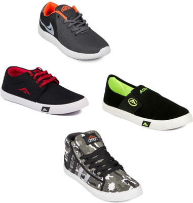 

Asian Men's Combo pack of 4 Casuals For Men(Multicolor