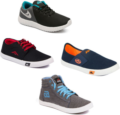 

Asian Men's Combo pack of 4 Casuals For Men(Multicolor