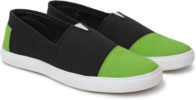 

BUWCH Black Casual Shoes For Men Canvas Shoes For Men(Black