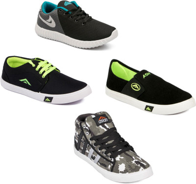 

Asian Men's Combo pack of 4 Casuals For Men(Multicolor