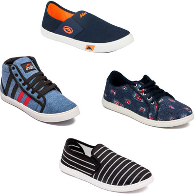 

Asian Men's Combo pack of 4 Casuals For Men(Multicolor