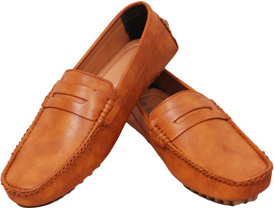 

Wilson America Tan Mens Synthetic Leather Causal Loafer Slip On For Men(Tan