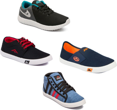 

Asian Men's Combo pack of 4 Casuals For Men(Multicolor