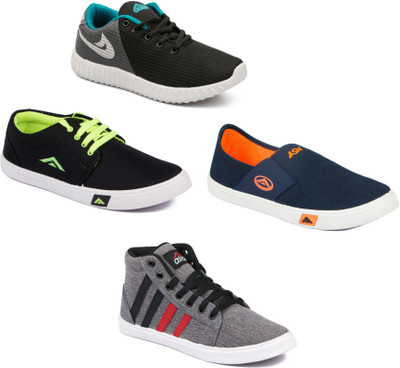 

Asian Men's Combo pack of 4 Casuals For Men(Multicolor