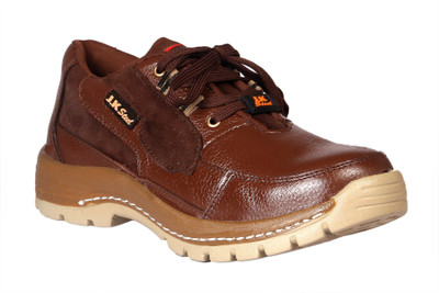 

JK Port Men New Steel Toe Safety Shoe Corporate Casuals For Men(Brown