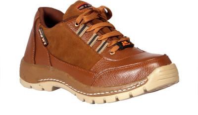 

JK Port Men New Steel Toe Safety Shoe Outdoors For Men(Multicolor, Brown