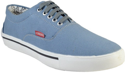

MarcoUno LIGHT BLUE CANVAS SHOES Corporate Casuals For Men(Blue