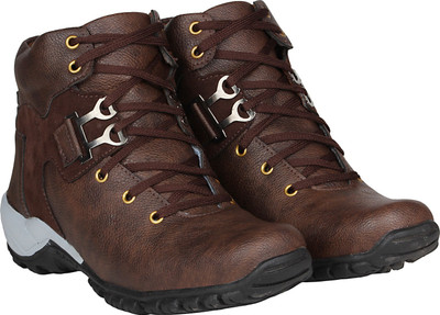 

Kraasa Boots For Men(Maroon, Brown, Coffee::brown