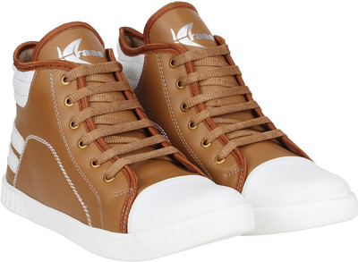 

Kraasa Shoot Sneakers For Men(Tan, White