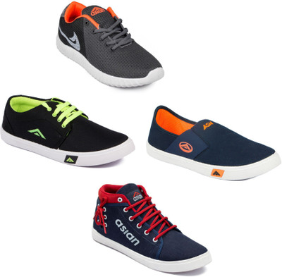 

Asian Men's Combo pack of 4 Casuals For Men(Multicolor