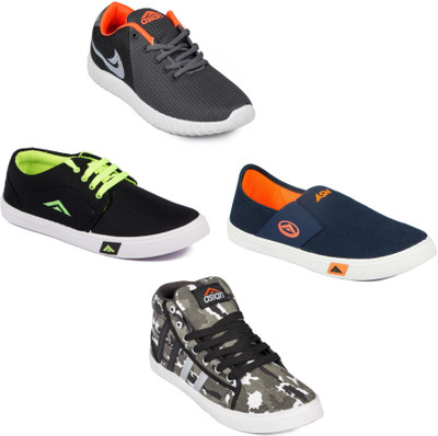 

Asian Men's Combo pack of 4 Casuals For Men(Multicolor