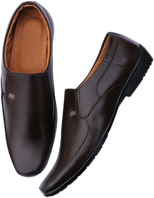

MOU SLIPON FORMAL-BROWN Slip On For Men(Brown