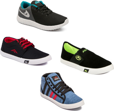 

Asian Men's Combo pack of 4 Casuals For Men(Multicolor