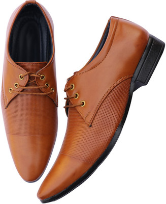 

MOU FORMAL CROK-TAN Derby For Men(Tan