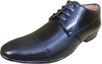 

cevelj BLACK FORMAL SHOES FOR MEN Lace Up For Men(Black