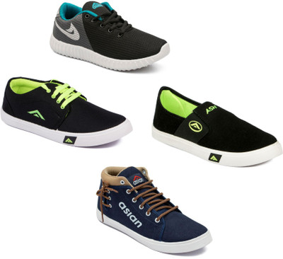 

Asian Men's Combo pack of 4 Casuals For Men(Multicolor