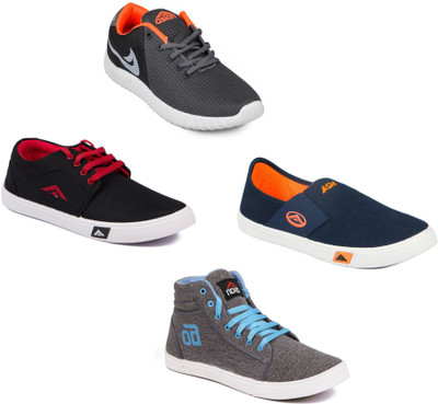 

Asian Men's Combo pack of 4 Casuals For Men(Multicolor