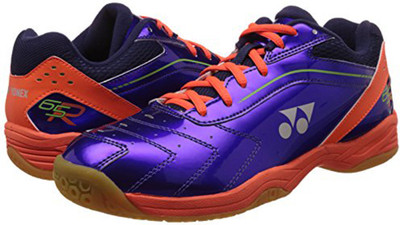 

Yonex Badminton Shoes For Men(Multicolor, Purple/orange
