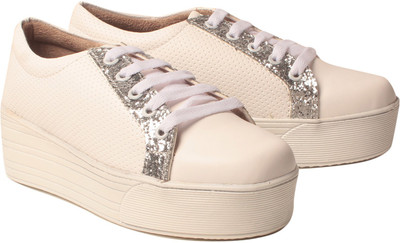 

Klaur Melbourne Casuals For Women(Silver, Beige