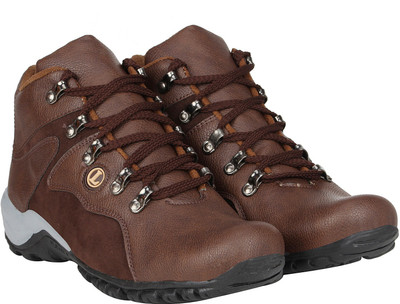 

Knot n Lace Rocker-Style Boots For Men(Brown