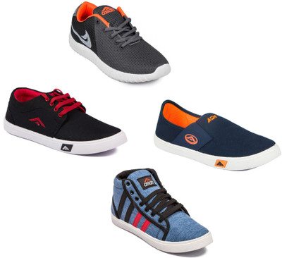 

Asian Men's Combo pack of 4 Casuals For Men(Multicolor