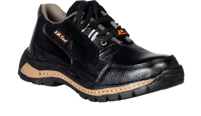 

JK Port Men New Steel Toe Safety Shoe Casuals For Men(Black