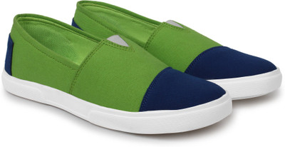 

BUWCH Casual Canvas Espadrilles Shoes For Men Canvas Shoes For Men(Green, Blue