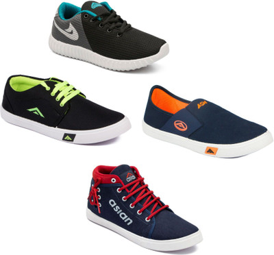 

Asian Men's Combo pack of 4 Casuals For Men(Multicolor