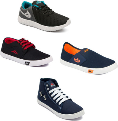 

Asian Men's Combo pack of 4 Casuals For Men(Multicolor