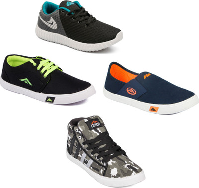 

Asian Men's Combo pack of 4 Casuals For Men(Multicolor