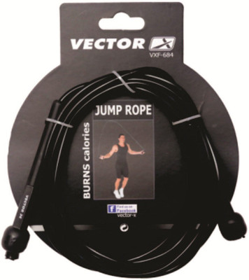 

Vector X VXF-684-B-BLK Freestyle Skipping Rope(Black, Length: 305 cm)